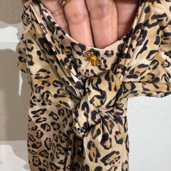 PQ Swim Tan Leopard Alex One Piece Sz S NWT - Picture 9 of 15